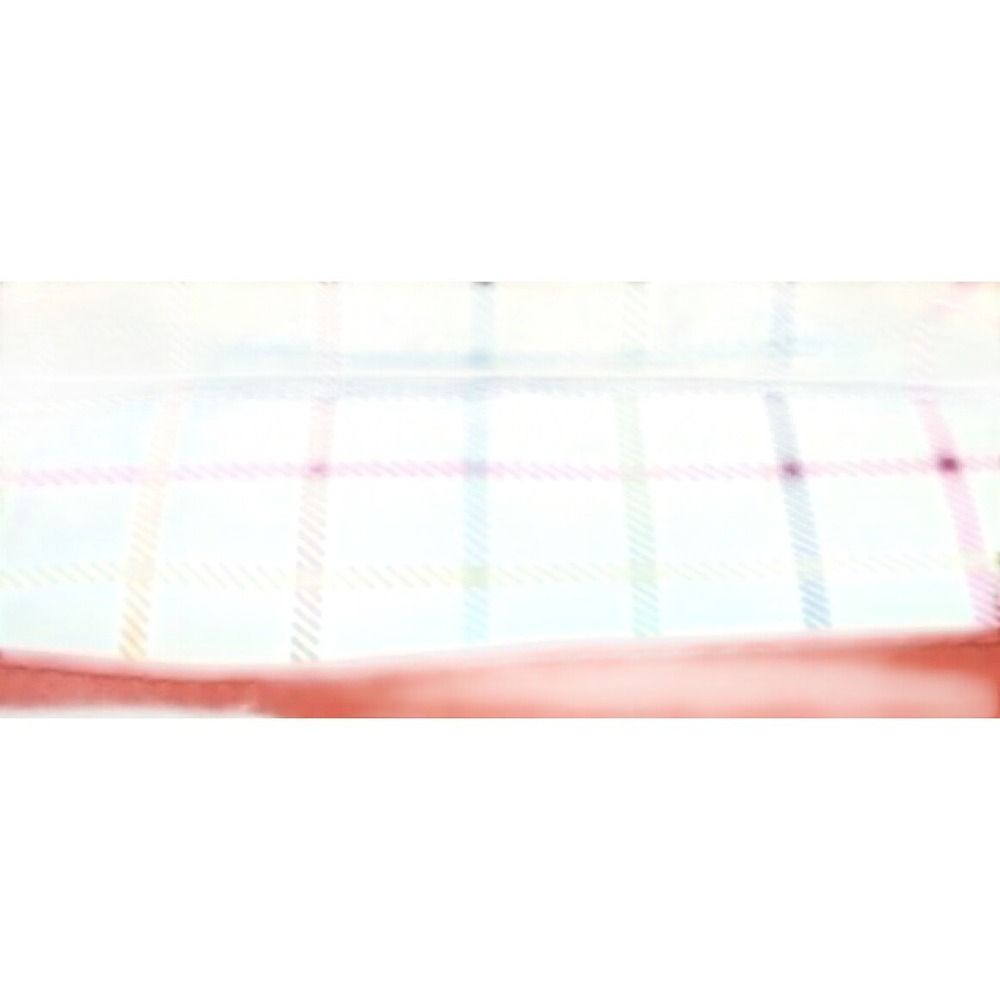 Coach Coral Orange Leather Signature Monogram Stripe Slim Envelope Wallet - Picture 8 of 8